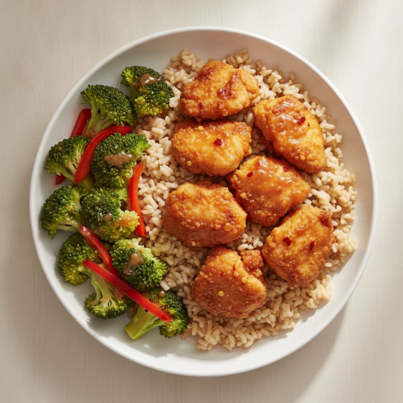 Clean-Eating General Tso's Chicken