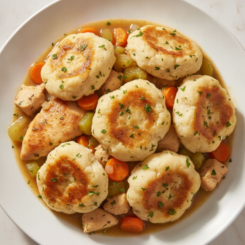 Homestyle Chicken and Herb Dumplings
