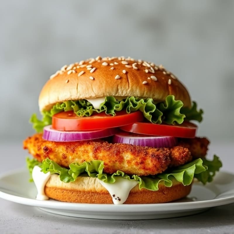 Crispy Air-Fried Chicken Sandwich