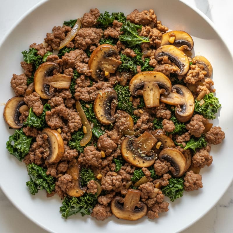 Savory Beef and Mushroom Skillet