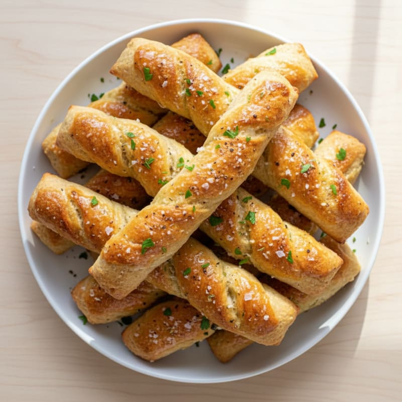 Garlic Butter Parmesan Breadsticks