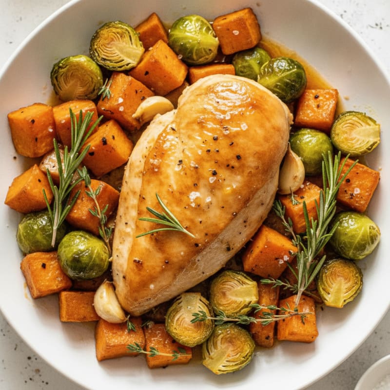 Herb-Roasted Chicken with Root Vegetables