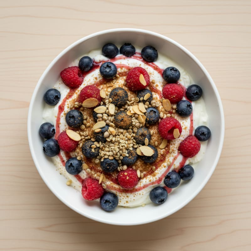 Speedy Berry Protein Yogurt Parfait