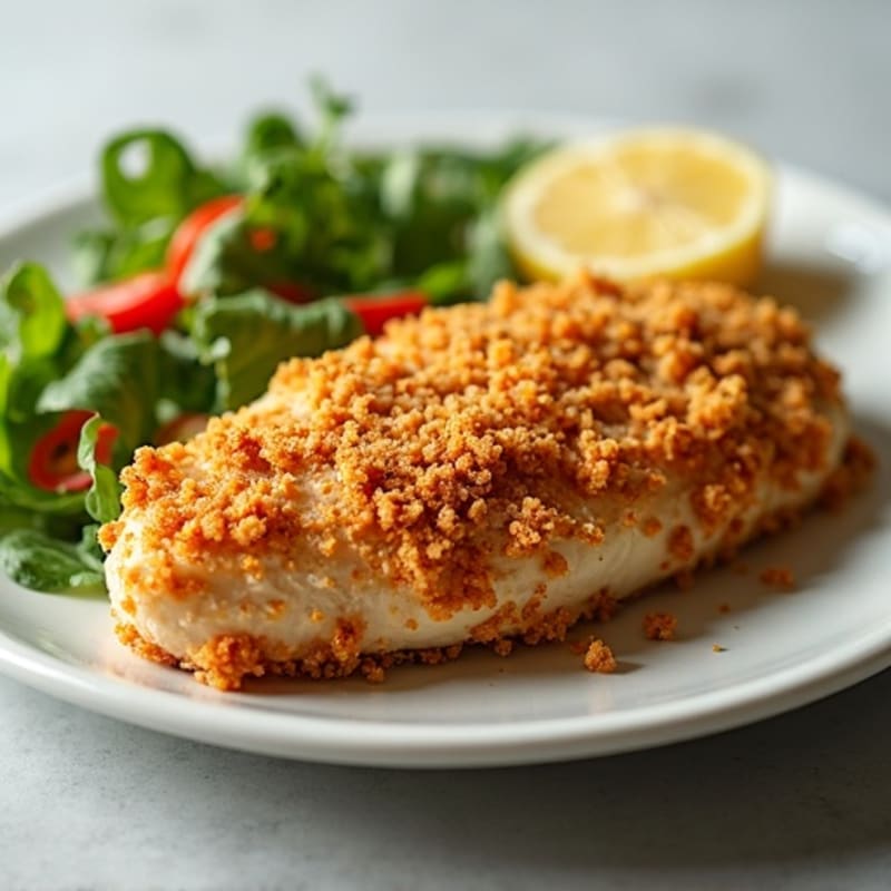 Crispy Oven-Baked Almond-Crusted Chicken