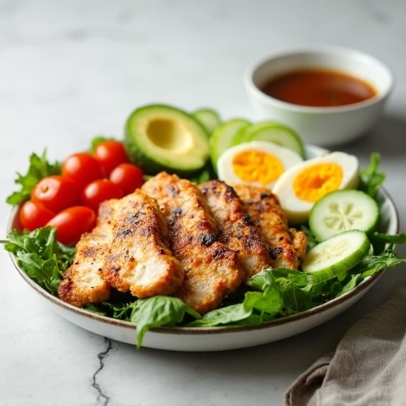 Healthy Fresh Chicken Cobb Salad