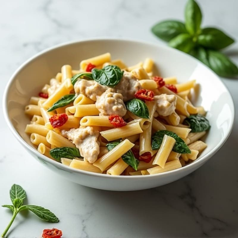 Healthy Creamy Chicken Pasta
