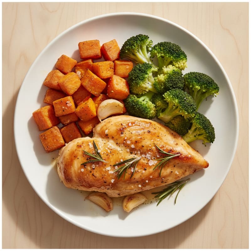 Garlic Herb Roasted Chicken Breast