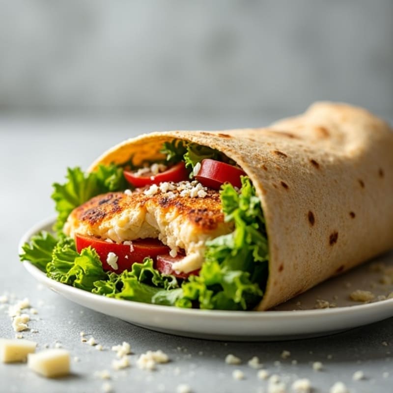 Crispy Chicken Caesar Wrap