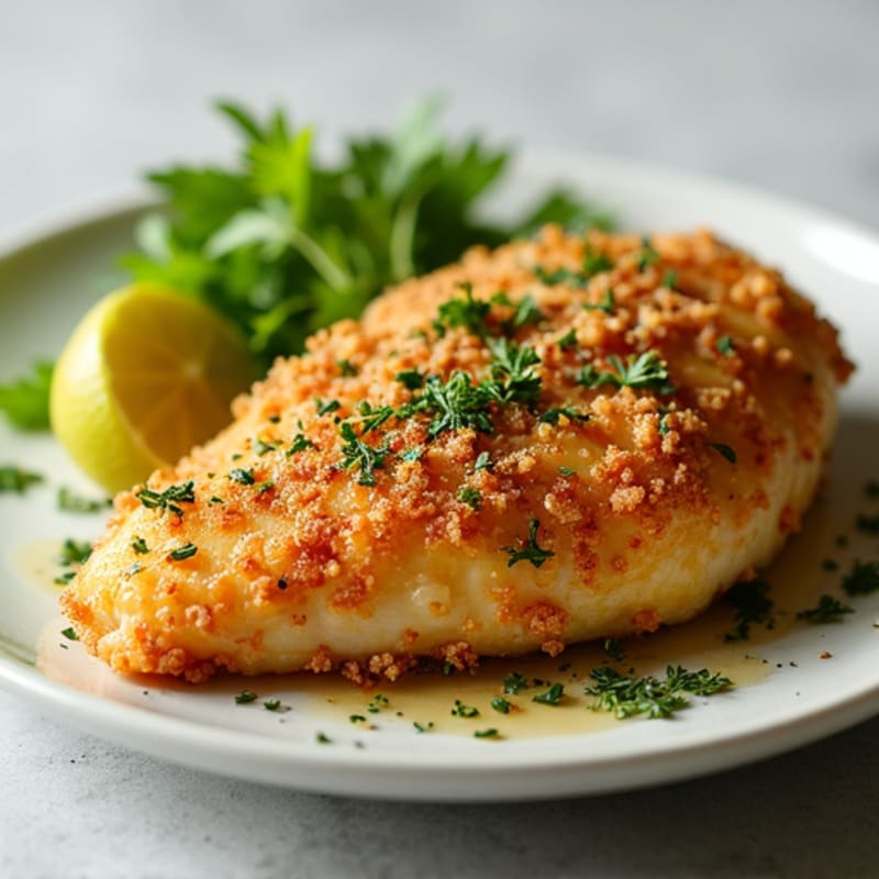 Crispy Baked Buttermilk Chicken with Herbs