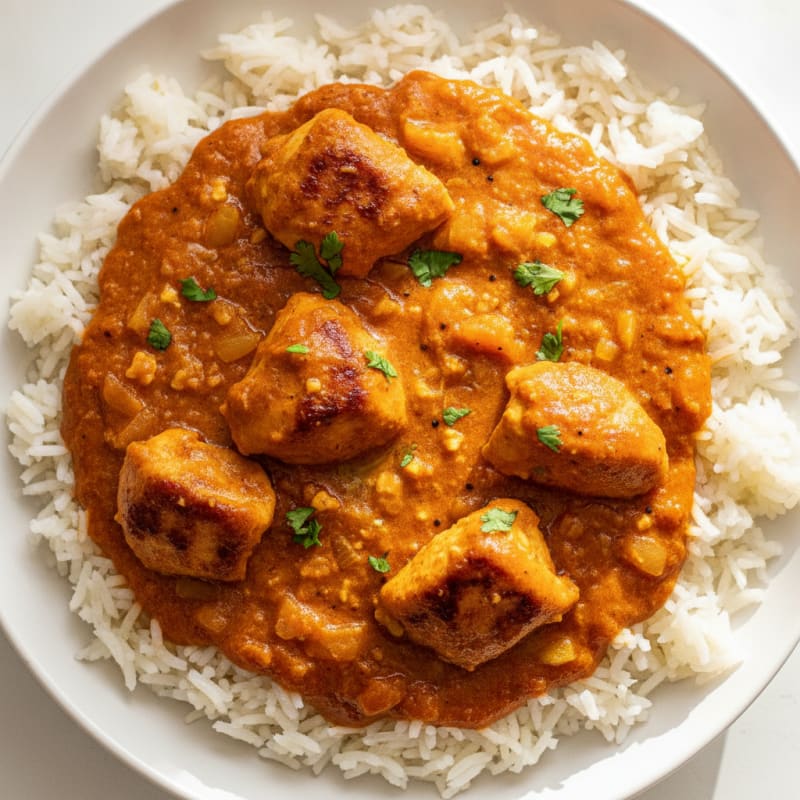 Spiced Butter Chicken with Basmati Rice