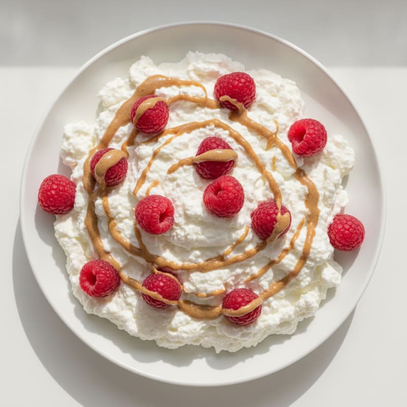 Silky Greek Yogurt Protein Mousse with Berries