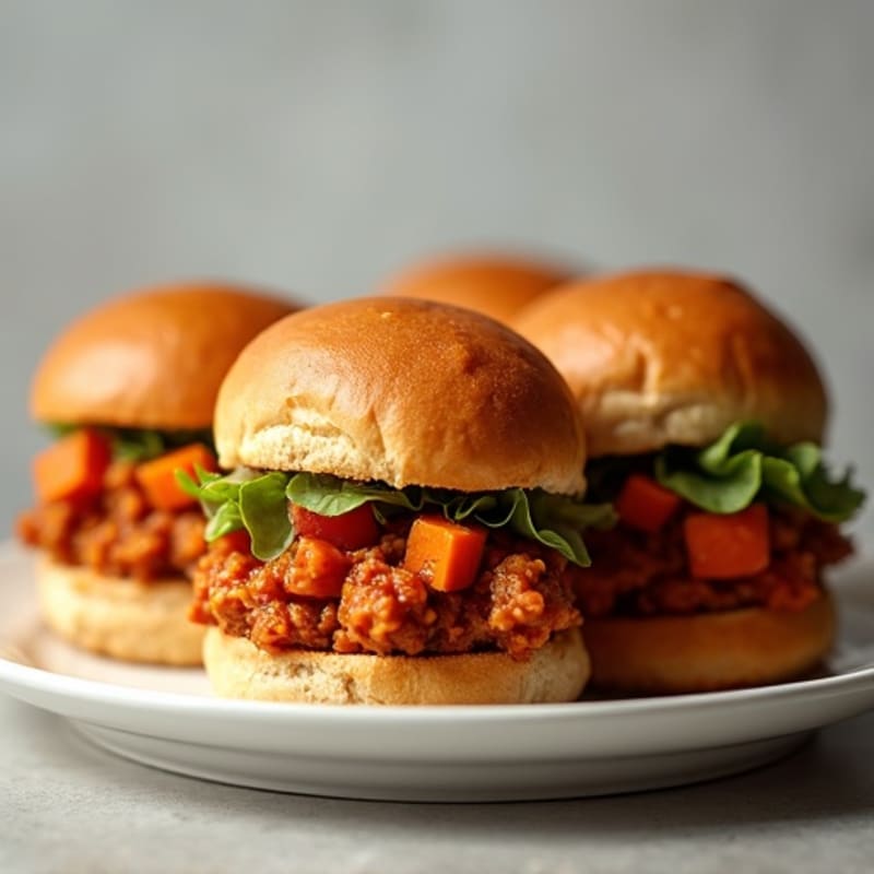 Lean Turkey Sweet Potato Sloppy Joe Sliders