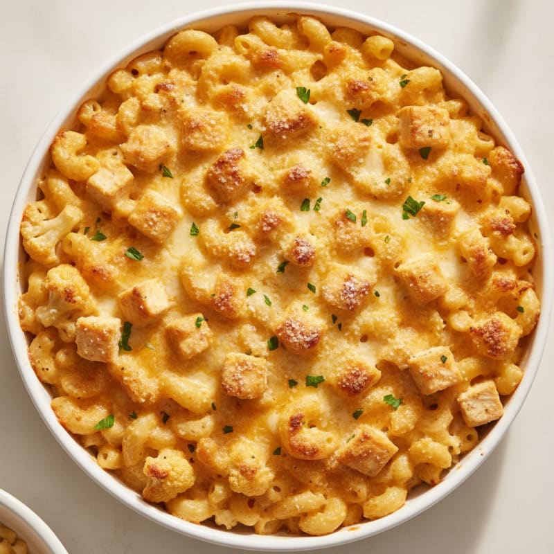 Baked Four Cheese Macaroni
