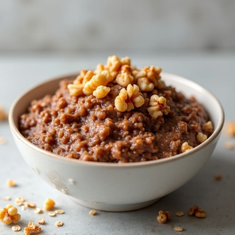 Crunchy Chocolate Nut Butter Oatmeal
