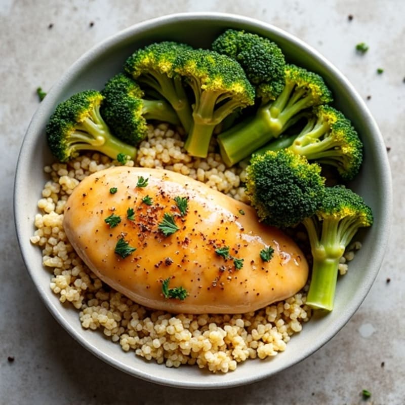 Sheet Pan Lemon Garlic Chicken and Roasted Broccoli