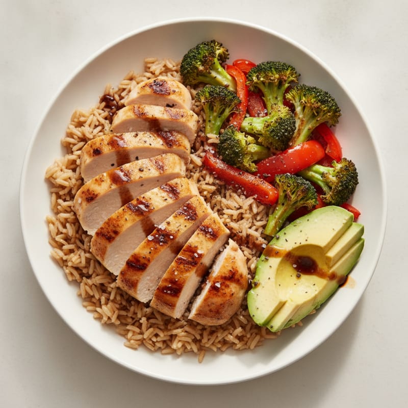Chicken and Basmati Rice Power Bowl