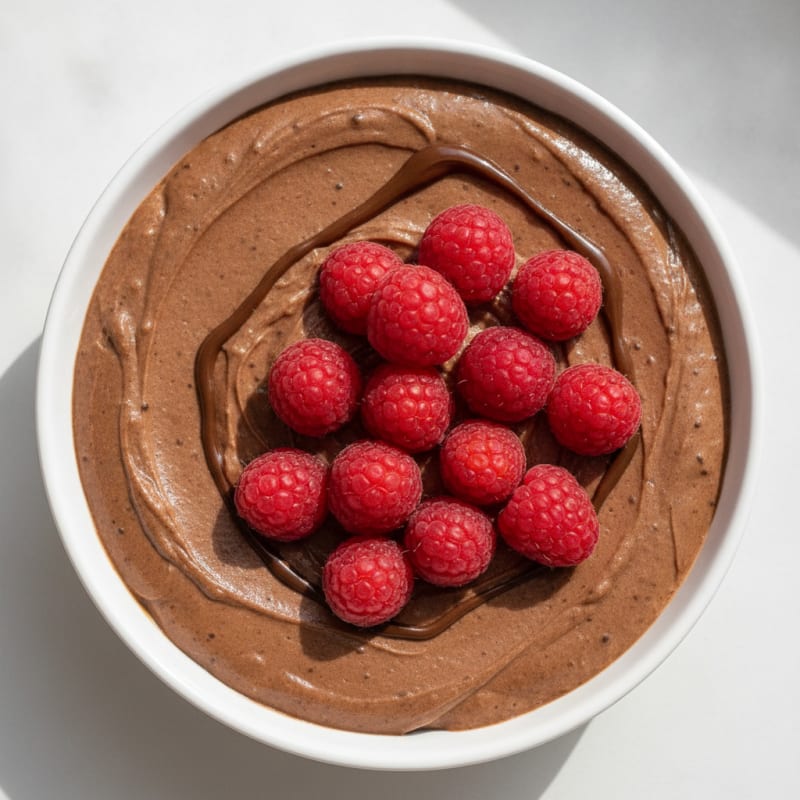 Chocolate Protein Pudding with Chia Seeds