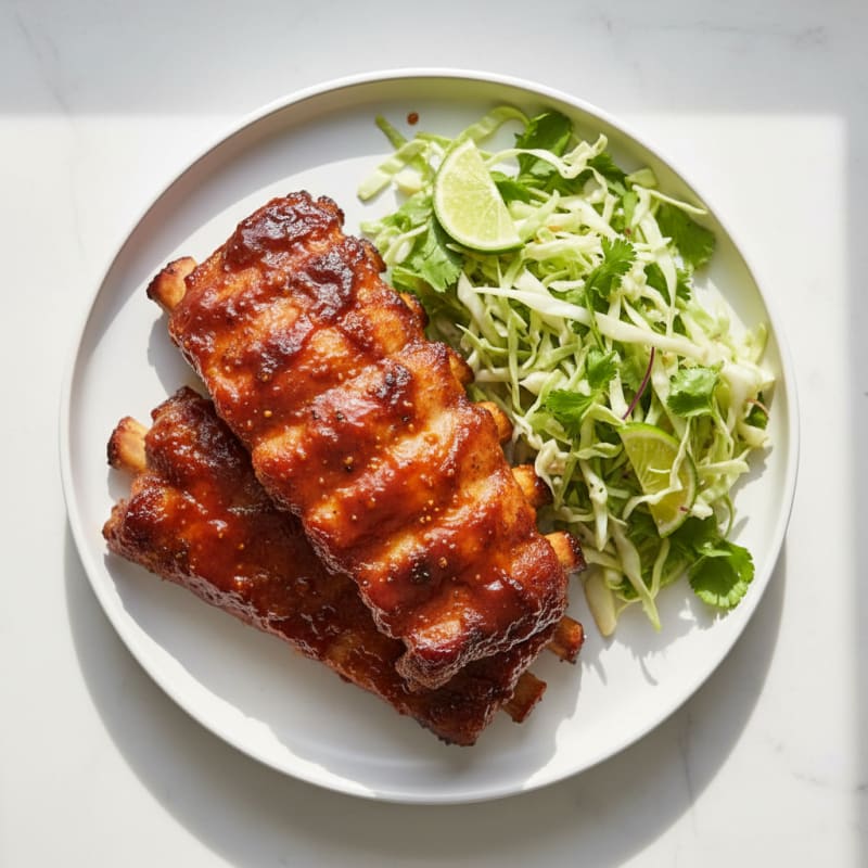 Slow-Cooked BBQ Baby Back Ribs