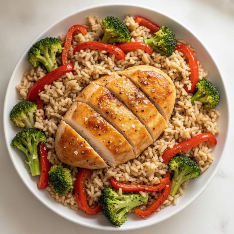 Lemon Herb Roasted Chicken and Veggies