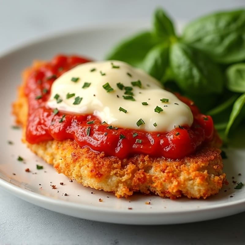Crispy Baked Chicken Parmesan