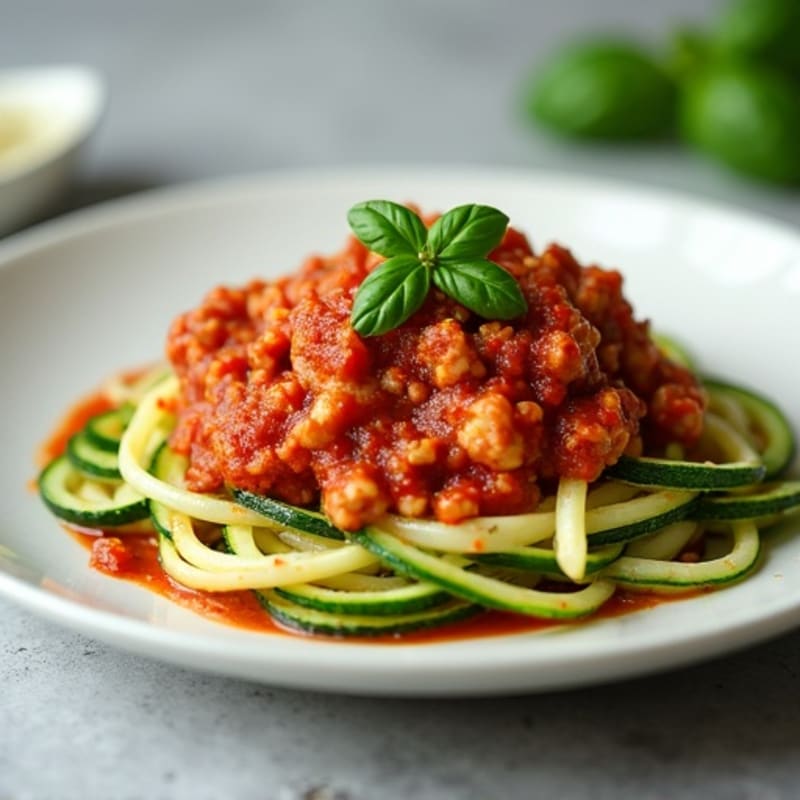 Protein-Packed Turkey and Zucchini Noodle Marinara