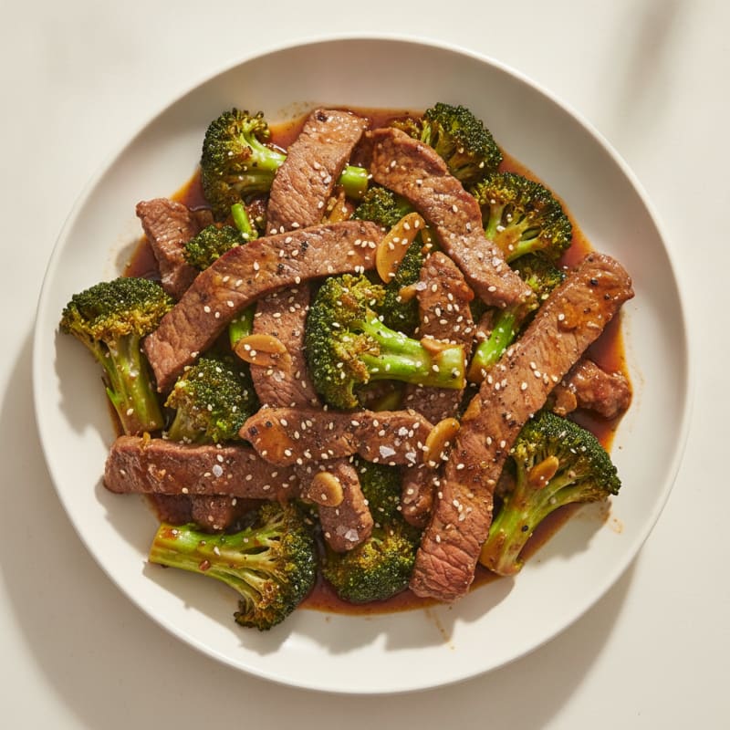 Sesame Beef and Broccoli Stir-Fry