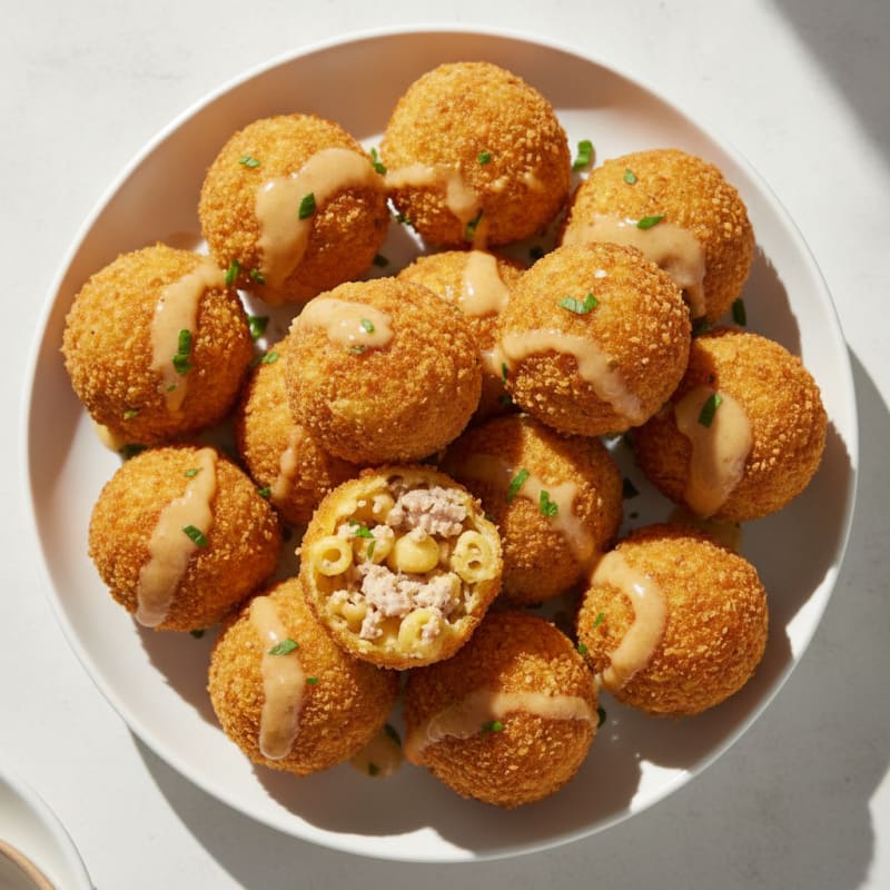 Crispy Protein Mac & Cheese Balls