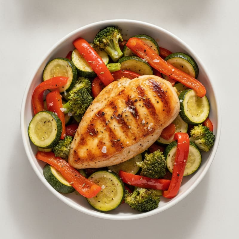 Lemon Herb Roasted Chicken and Vegetables