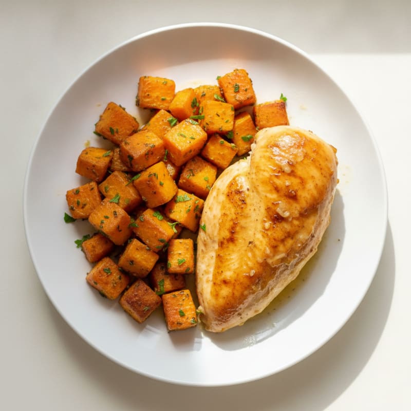 Lemon-Herb Roasted Chicken with Root Vegetables