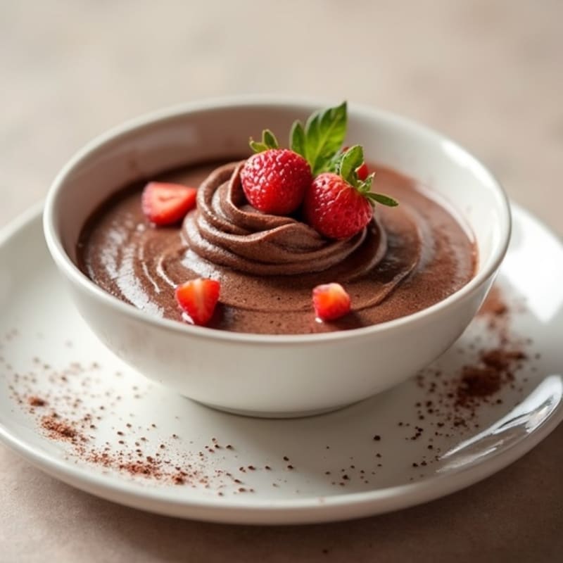 Chocolate Protein Pudding with Chia Seeds