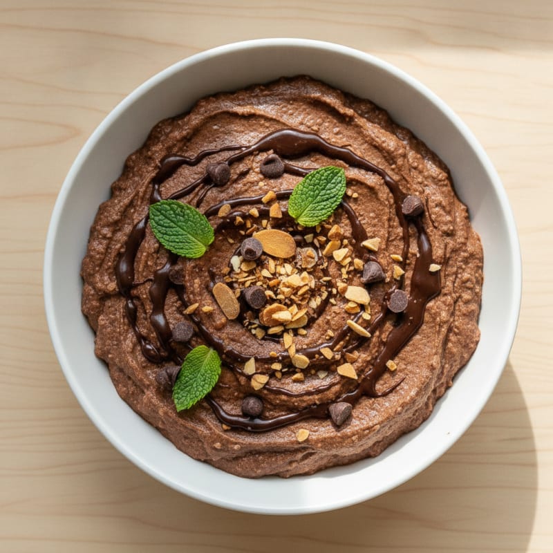 Cottage Cheese Chocolate Protein Pudding