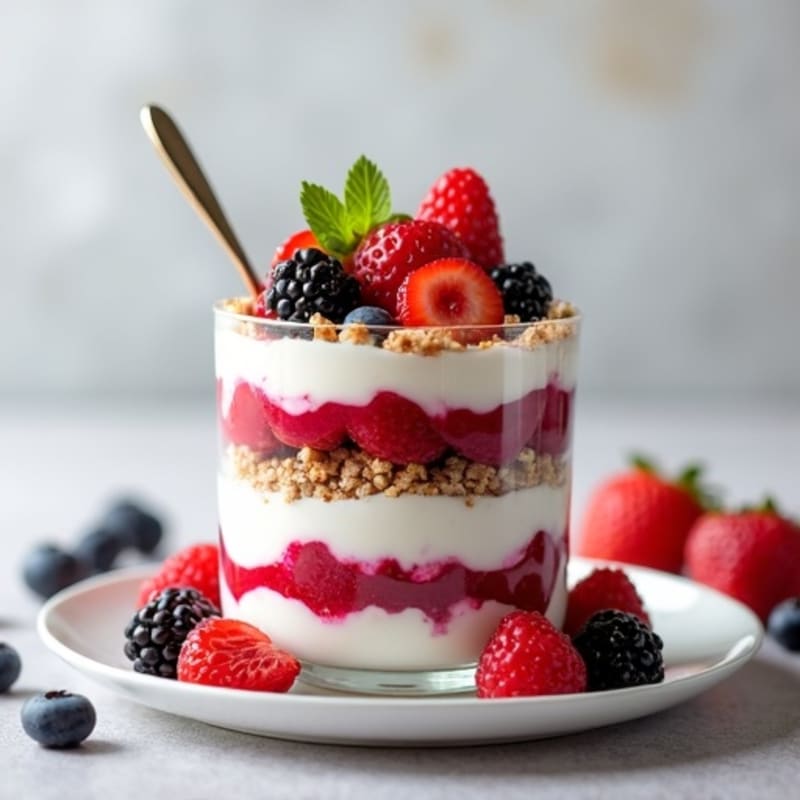 Cottage Cheese and Berry Protein Parfait