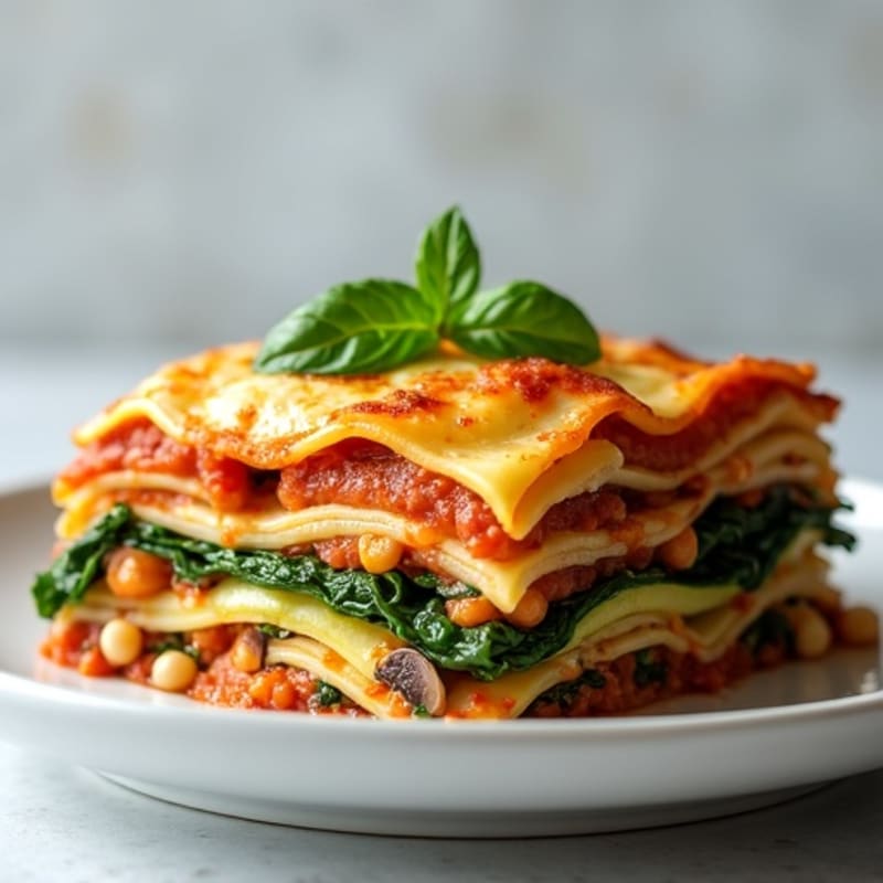 Healthy Layered Veggie Lasagna