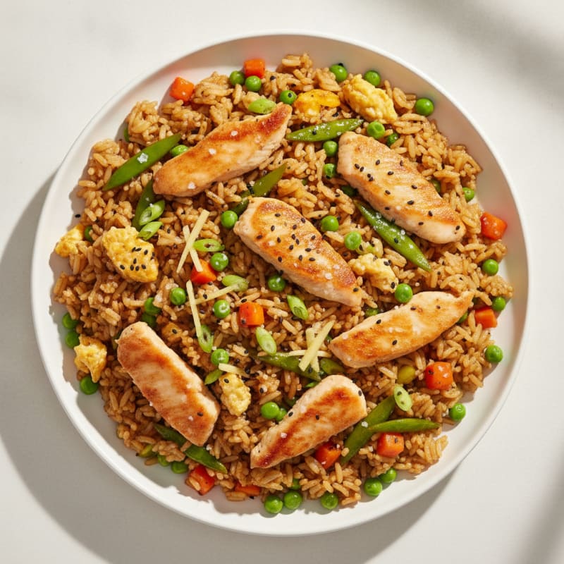 Savory Chicken and Vegetable Fried Rice