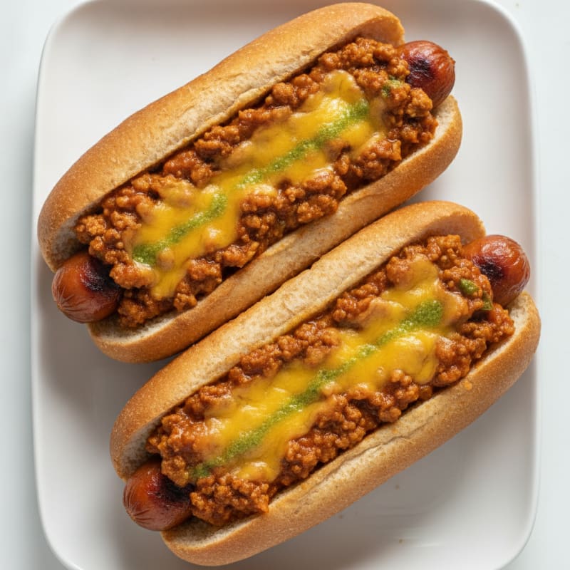 Classic Chili Cheese Hot Dogs