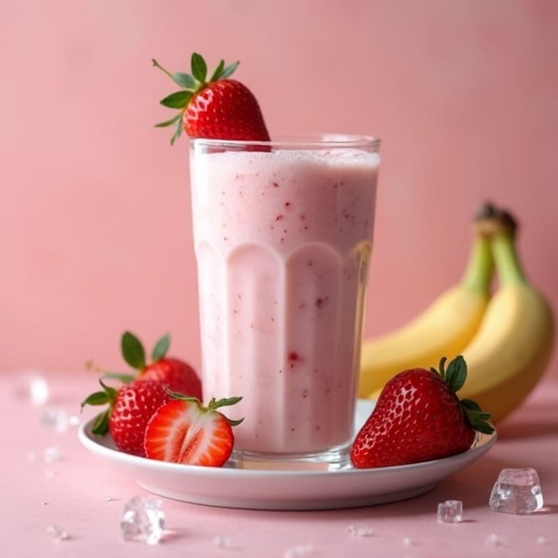 Creamy Strawberry Banana Yogurt Smoothie