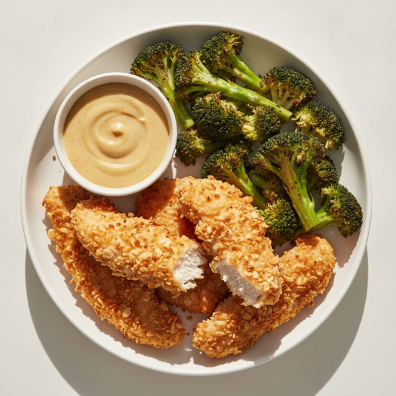 Baked Chicken Tenders with Honey Mustard