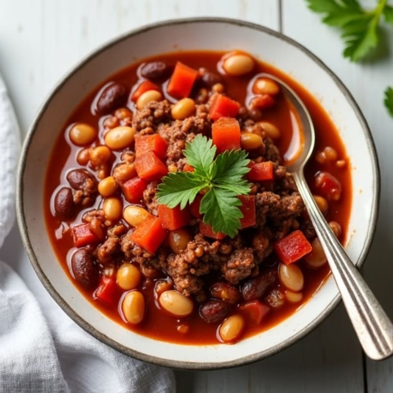Hearty Lean Beef and Bean Chili