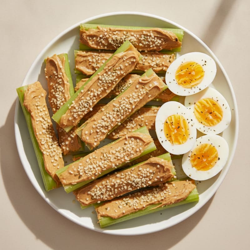 Almond Butter Celery Sticks