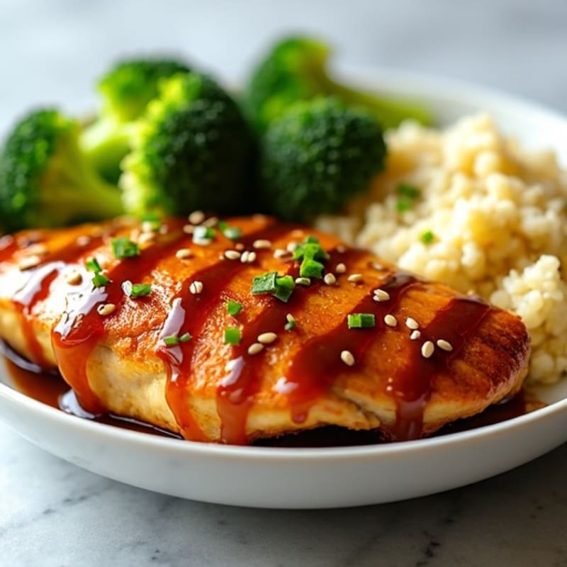 Ginger-Sesame Glazed Teriyaki Chicken