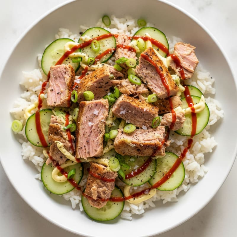 Tuna and Rice Quick Bowl