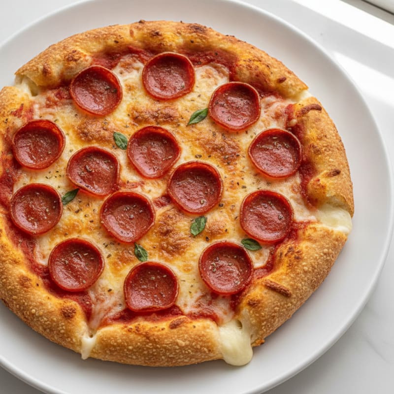 Stuffed Crust Pepperoni Pizza