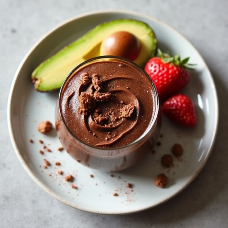 Silky Dark Chocolate Avocado Mousse
