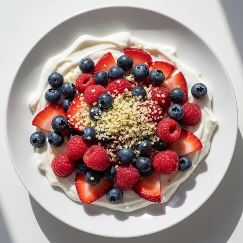 Creamy Greek Yogurt Protein Parfait with Mixed Berries