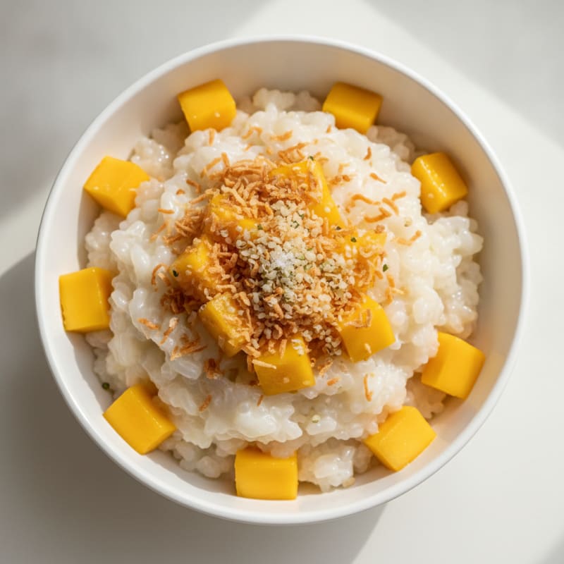 Coconut Mango Sticky Rice Parfait