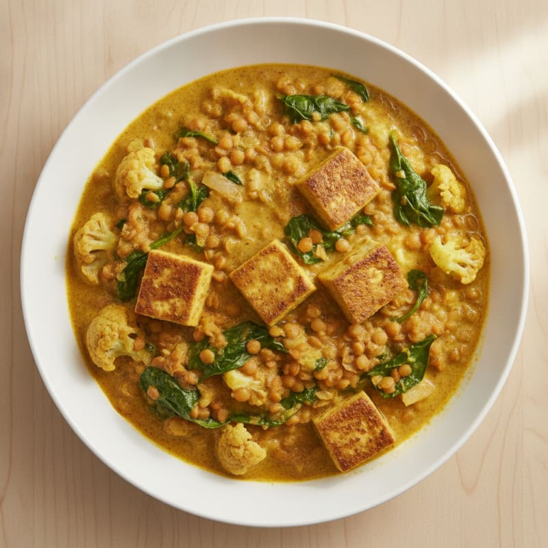 Lentil and Vegetable Coconut Curry