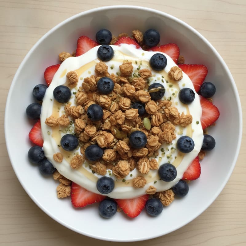 Berry Yogurt Parfait with Granola