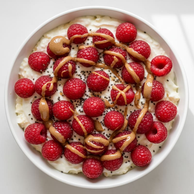 Creamy Greek Yogurt Protein Bowl with Berries and Chia Seeds