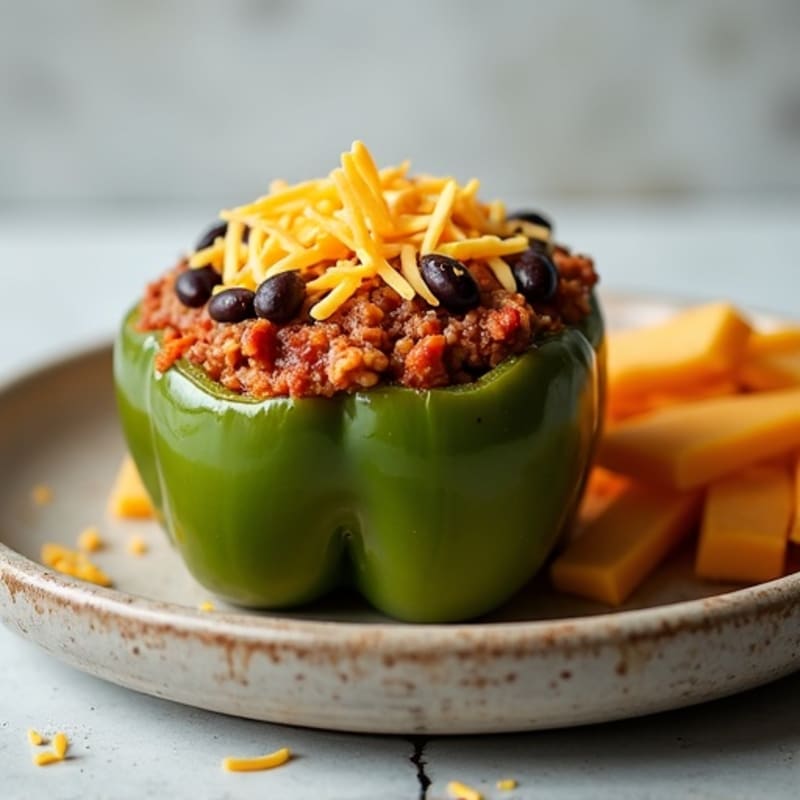 Protein-Packed Turkey Stuffed Bell Peppers