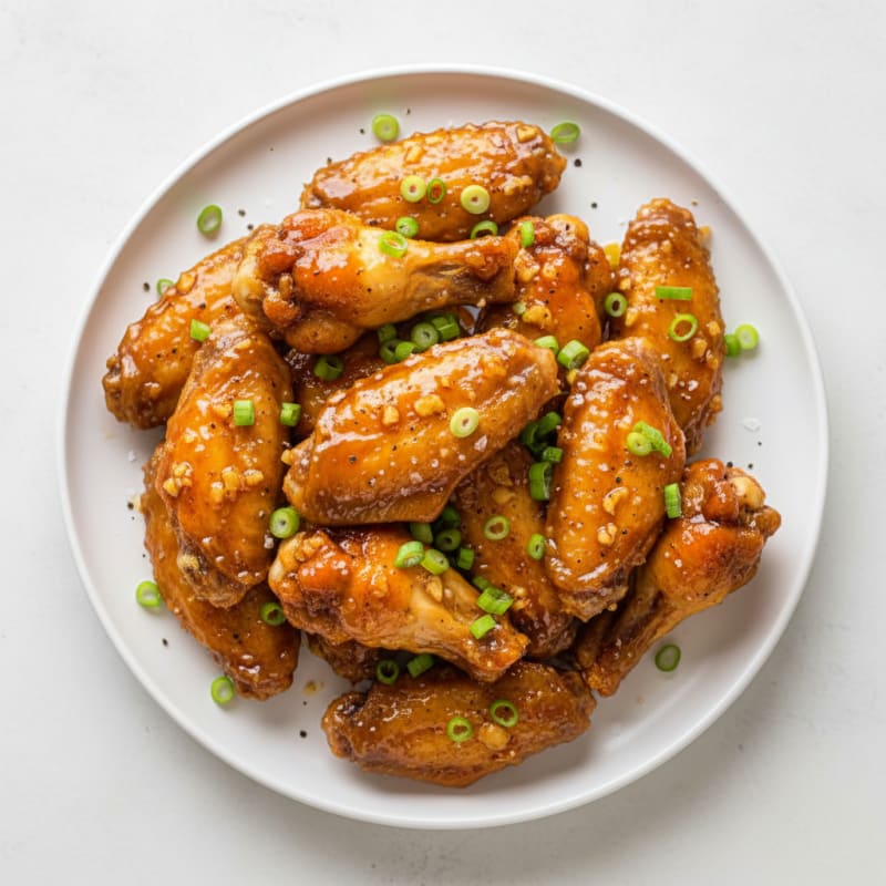 Honey-Garlic Glazed Chicken Wings